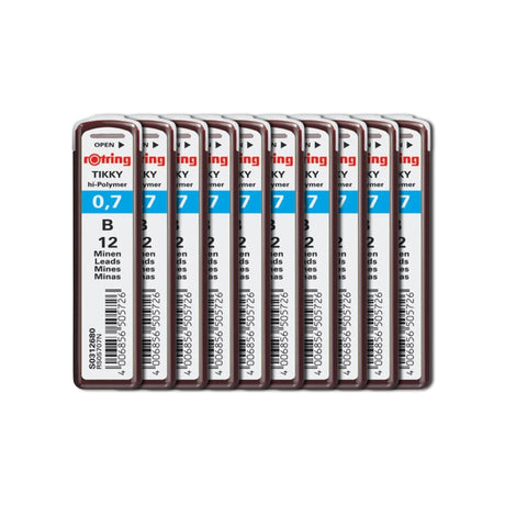 Rotring | Tikky | 0.7MM | B Replacement Leads | Pack of 10 Rotring