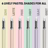 Scrikss Primeo Medium Nib Fountain Pen | 3 Cartridges Included | Stainless Steel Nib & ABS Body | Pink | in Blister Pack Scrikss