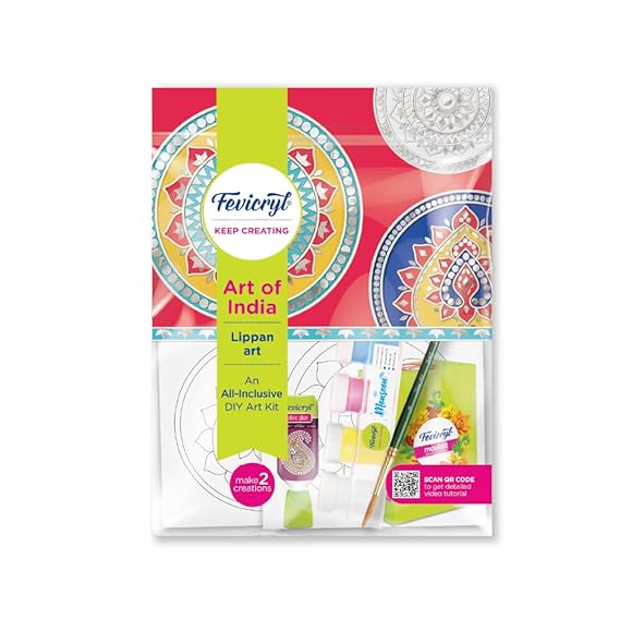 Pidilite Fevicryl Art of India Lippan Art Kit