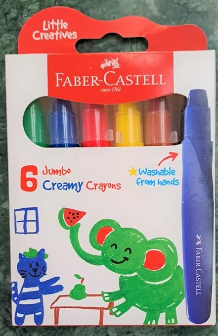 Faber-Castell Jumbo Creamy Crayons Set