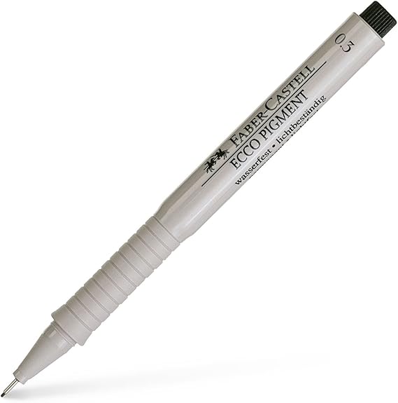 Faber Castell Ecco Pigment Sketching Pen Black 0.1mm