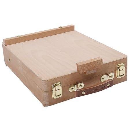 Brustro Tabletop Wooden Box Easel Portable