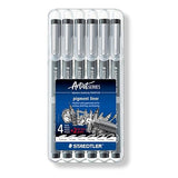 Staedtler Pigment Liner Fineliner Pen Set Pack of 6
