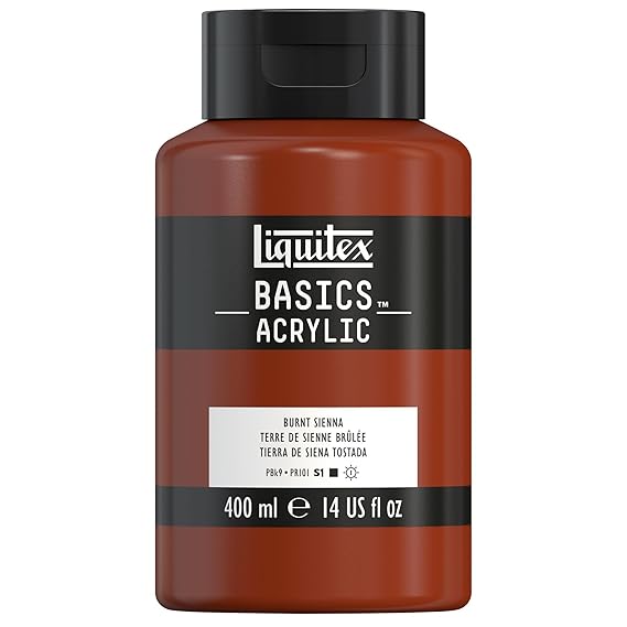 Liquitex Basics Acrylic Colour 400ml Burnt Sienna