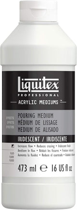 Liquitex Iridescent Pouring Medium 473ml Acrylic Effects Medium