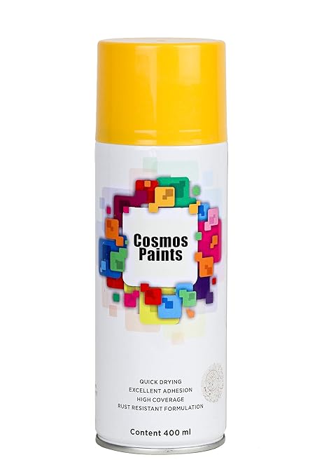 Cosmos Spray Paint 400ml  Fluorescent Yellow