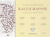Clairefontaine Calligraphy Pad 24x30cm 130gsm 25 Sheets
