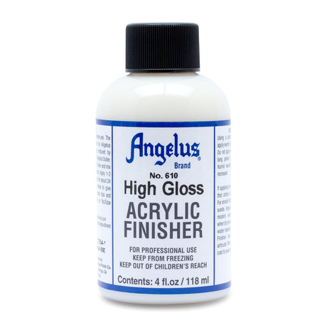Angelus High Gloss Leather Paint Finisher 610 - 118ml Angelus