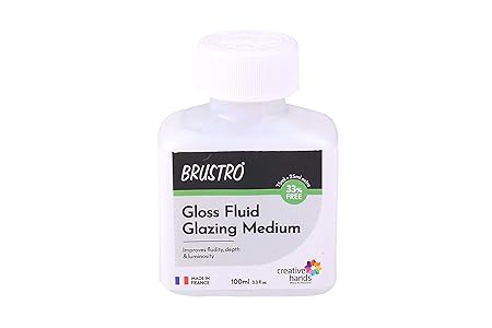 Brustro Gloss Glazing Medium 100ml for Acrylic Paint