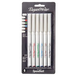 Speedball Elegant Writer Calligraphy Markers Medium Point 6 Pack