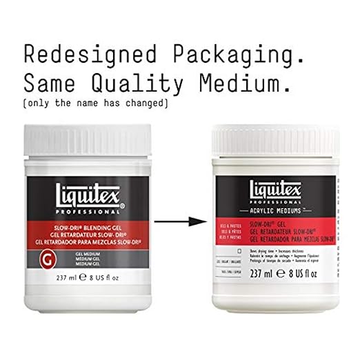 Liquitex Professional Acrylic Medium - Slow-Dri Gel - 237ml Liquitex
