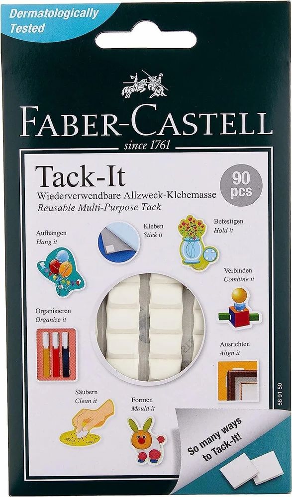 Faber Castell Tack-It Reusable Adhesive  White