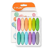 YPLUS Peanut Crayons Washable Non-Toxic Toddler Crayons 12pc