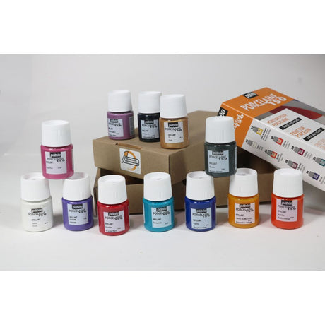 Pebeo Porcelaine 150 Ceramic Paint Set 12x20ml Exploration 1