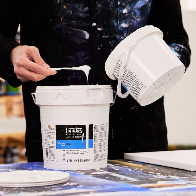 Liquitex Professional Acrylic Medium - Gesso White - Choose Size