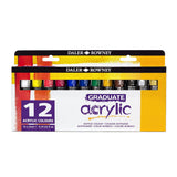 Daler Rowney Graduate Acrylic Paint Set 22ml Pack of 12
