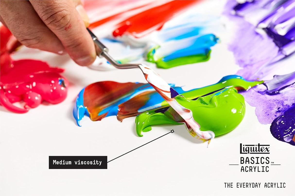 Liquitex Basics Acrylic Paint Set - Primary Colours - 6 x 22ml