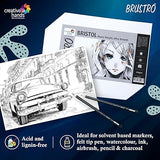 Brustro Bristol Ultra Smooth Paper A2 250 GSM 10 Sheets