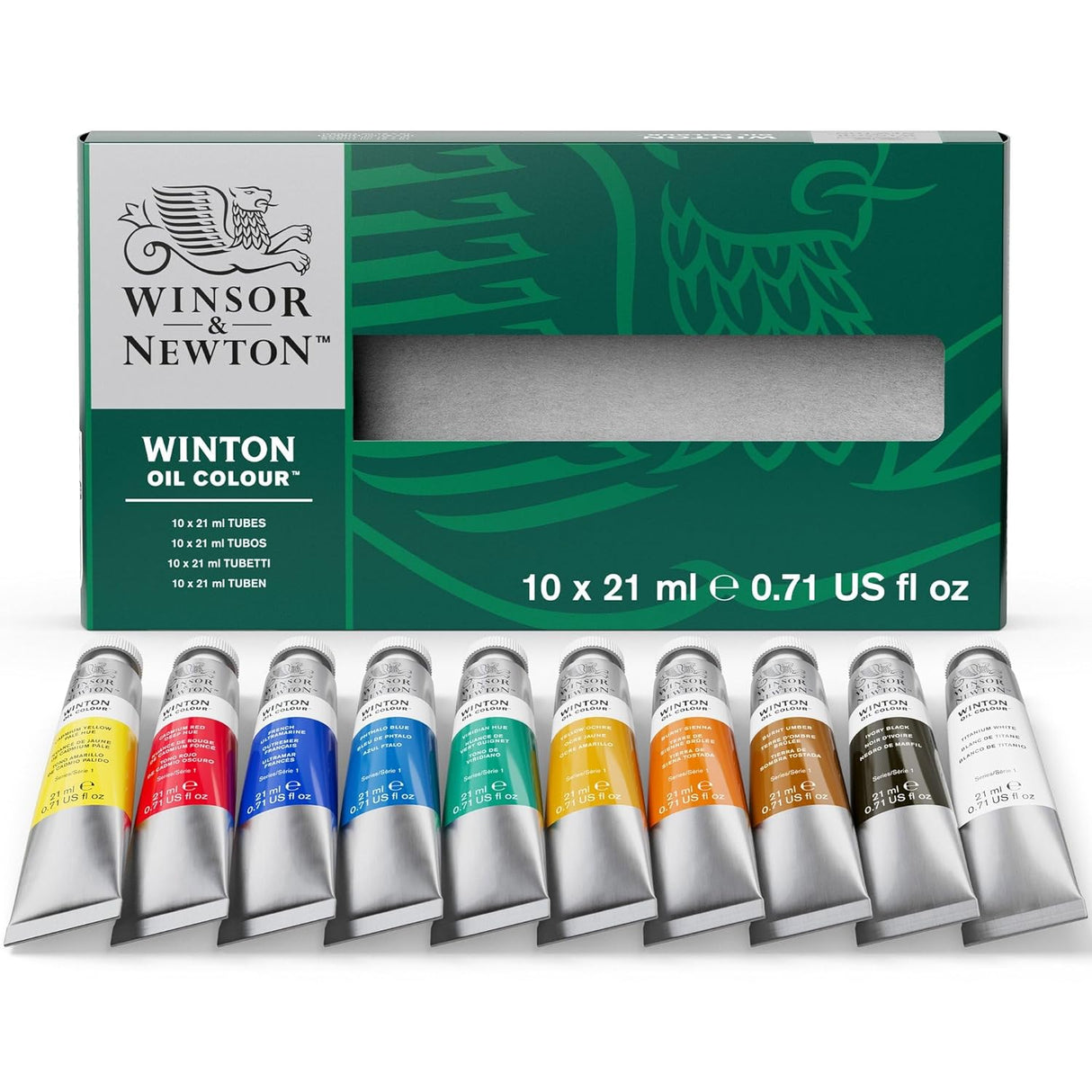 Winsor & Newton Winton Oil Colour - 10X21 Ml Tubes Set