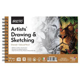 Brustro Drawing Sketch Pad 5x7 Inch 160 GSM 30 Sheets Wiro Bound