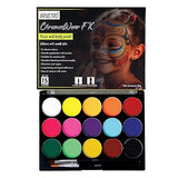 Brustro ChromaWear FX Face Body Paint Set 15 Colours 25g