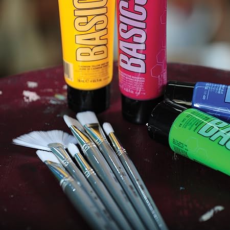 Liquitex Basics Paint Brush Set 4-Pack Long Handle