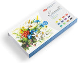 Sonnet Watercolor Paint Set 12 Pans Floral Botanical Painting