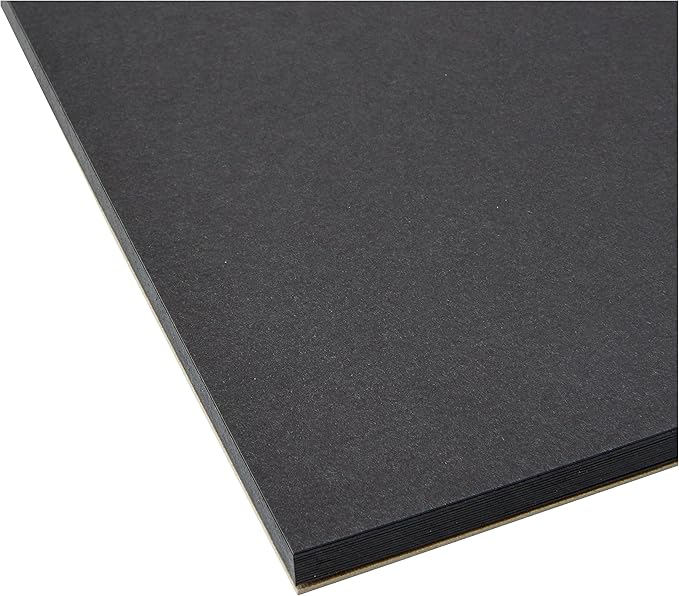 Clairefontaine Etival Black Watercolour Pad A5 300gsm 15 Sheets
