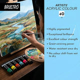 Brustro  Artist  Acrylic Color 40ml Alizarin Crimson
