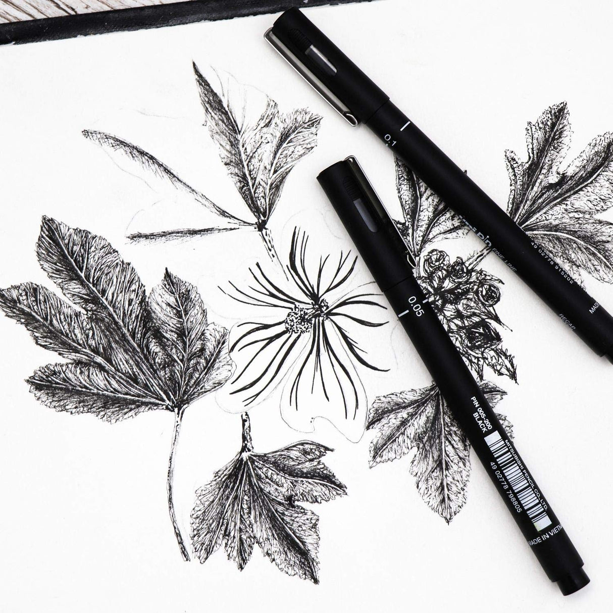 Uniball Uni Pin Fineliner Drawing Pen Set | Fineliners Pen