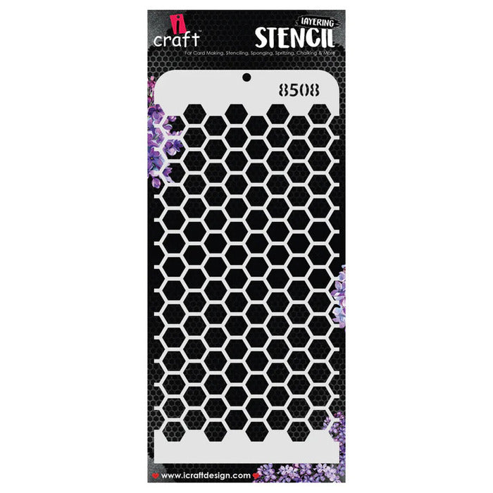 Icraft Multisurface Mini Stencil 4" X 8" 8508