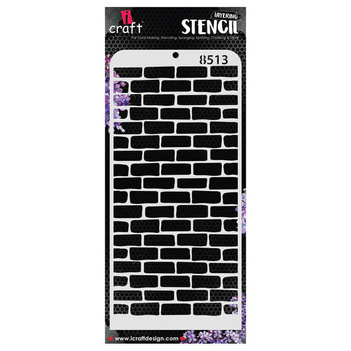 Icraft Multisurface Mini Stencil 4" X 8" 8513