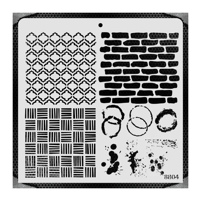 Icraft Multisurface Plastic Stencil 12" X 12" 8804