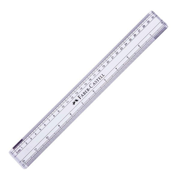 Faber-Castell Clear Ruler 30 cm