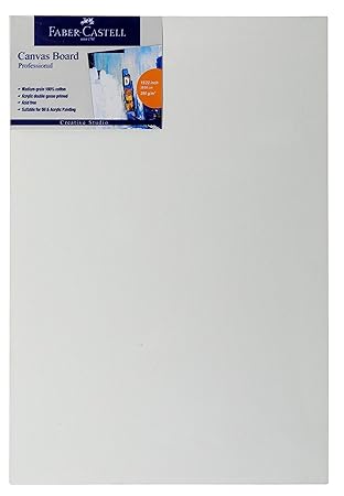 Faber-Castell Canvas Board 15 × 22 Inch Acid-Free Primed