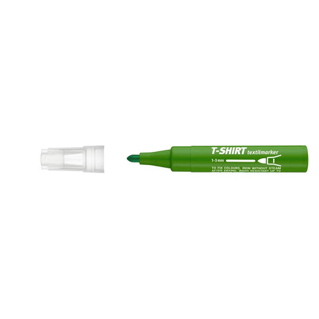 ICO T-Shirt Textile Marker Green 1–3mm Fabric Marker