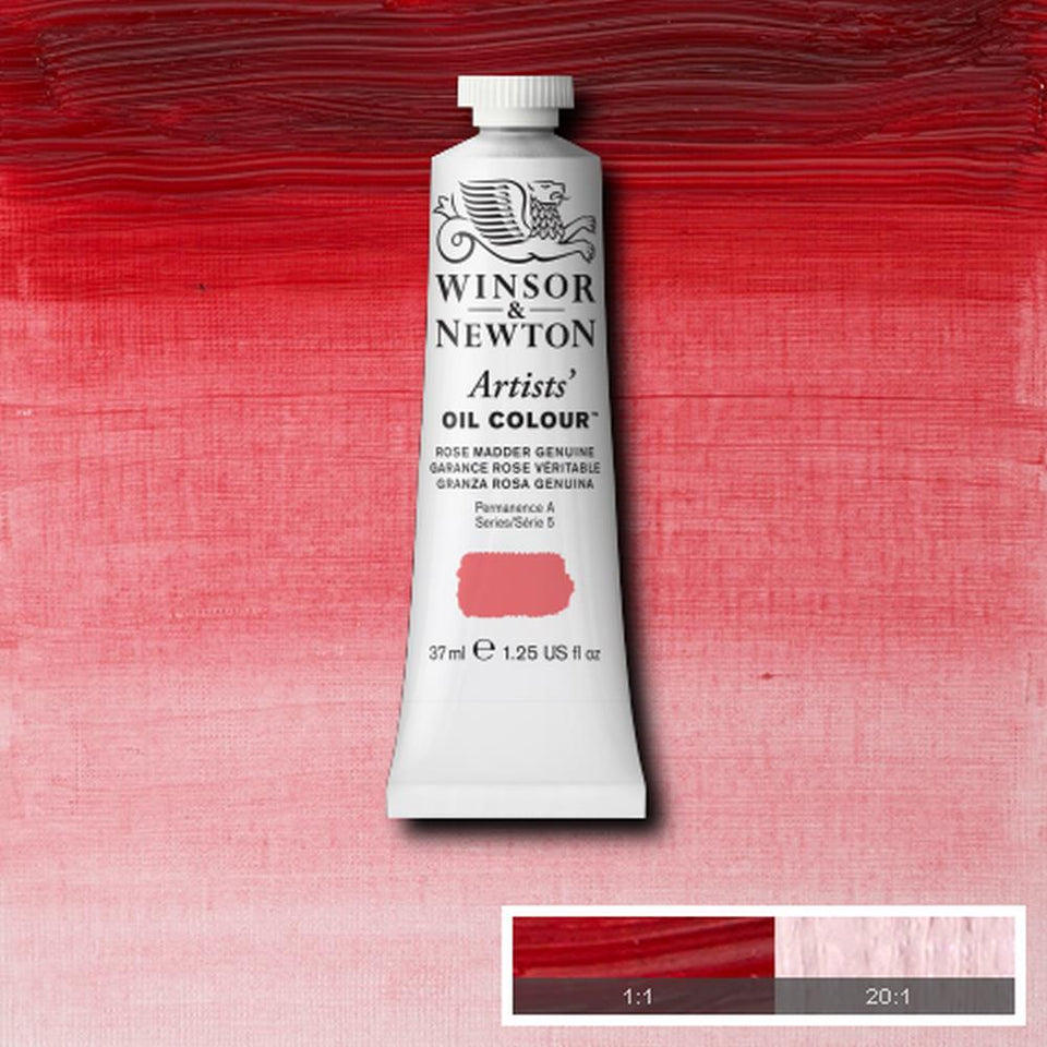 Winsor & Newton Artists' Oil Colour Rose Madder Genuine 37ml
