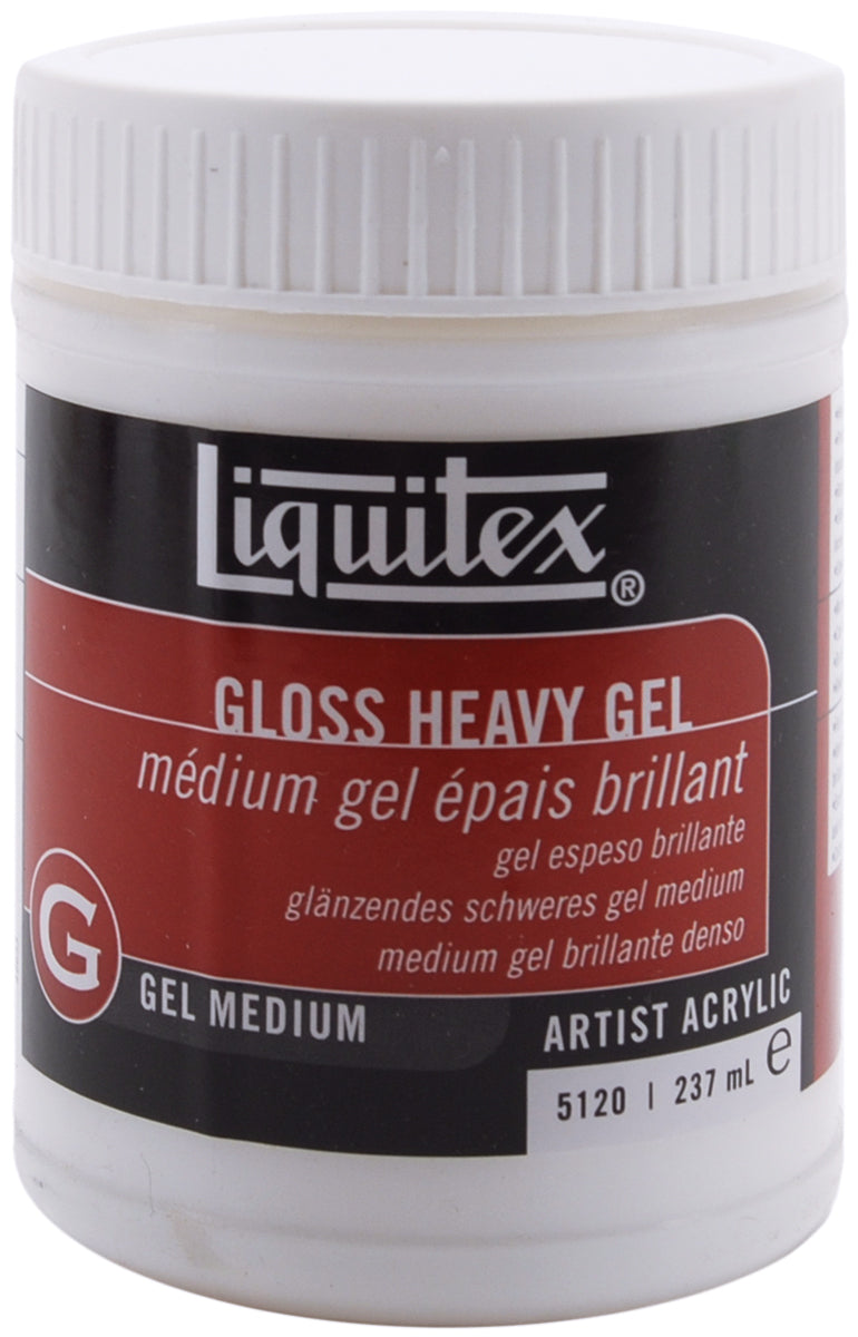 Liquitex Gloss Heavy Gel Acrylic Medium 237ml Texture Medium
