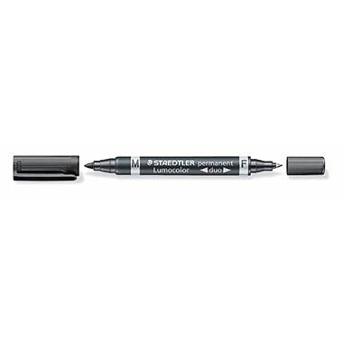 Staedtler Lumocolor Duo Permanent Marker Black