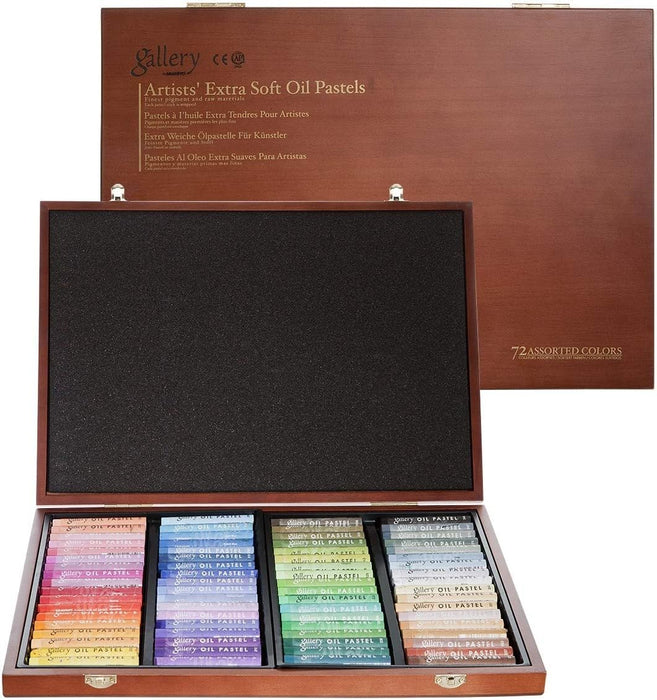 Mungyo Wooden Case of 72 Assorted Colours