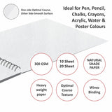 Anupam Artist Drawing Book Gold Edition - 300 GSM Anupam