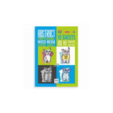 Anupam Mix Media Paper Abstract Loose Sheets 180 GSM - 300 GSM Anupam
