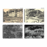 Anupam Stak 4 Colors Toned Sketch Paper Size A4 Wire-o Book (40 sheet) Anupam