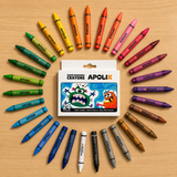 Apolix Super Washable Crayons 24 Colours | Kids Crayons