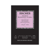 Arches Watercolour - Aquarelle 185 GSM 100% Cotton Paper Pad Arches
