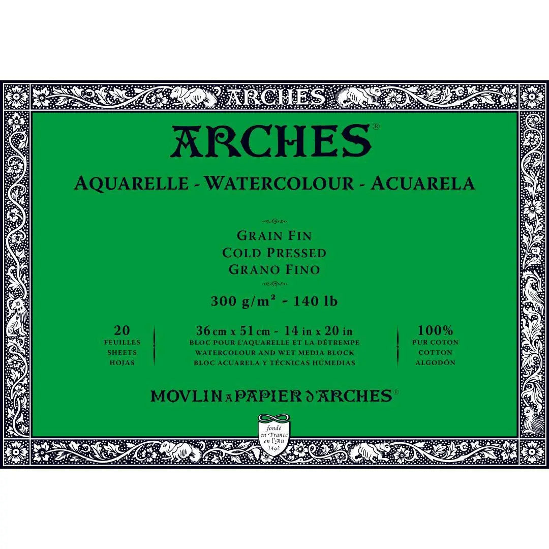 Arches Watercolour Paper Cold Pressed Arches