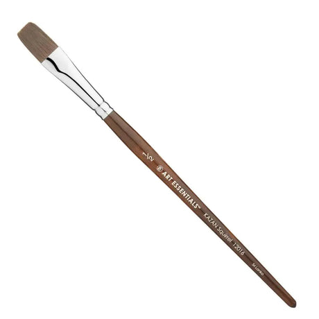 Art Essentials Kazan Synthetic Squirrel Hair Brush (Flat) Series 12016 Art Essentials