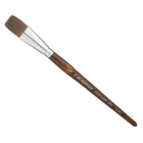 Art Essentials Kazan Synthetic Squirrel Hair Brush (Flat) Series 12016 Art Essentials