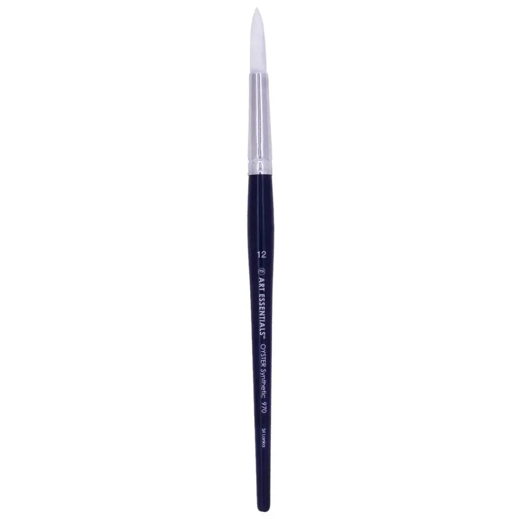 Art Essentials Oyster White Synthetic Hair Brush Art Essentials