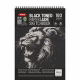 Anupam Ash Black Toned Sketch Wiro Book A4